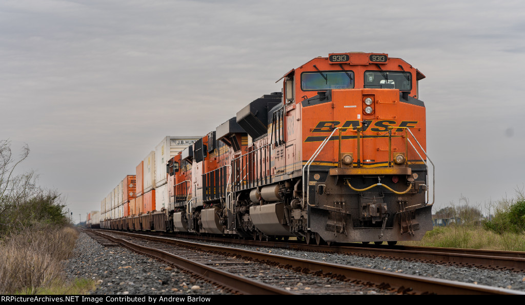 BNSF Stacks Parked at E. Voilet